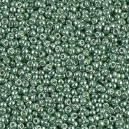 Miyuki rocailles Perlen 11/0 - Galvanized sea green 11-1074
